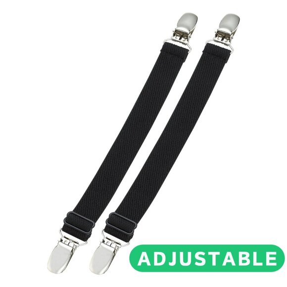 HOLD'EM Boot Straps Leg Pant Stirrup Soft Elastic Heavy Clip Keeps Pants Tucked - Picture 4 of 11